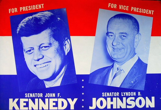 rare kennedy johnson poster 1960.jpg
